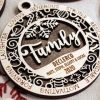 Customized Personalized Christmas Ornament - Family